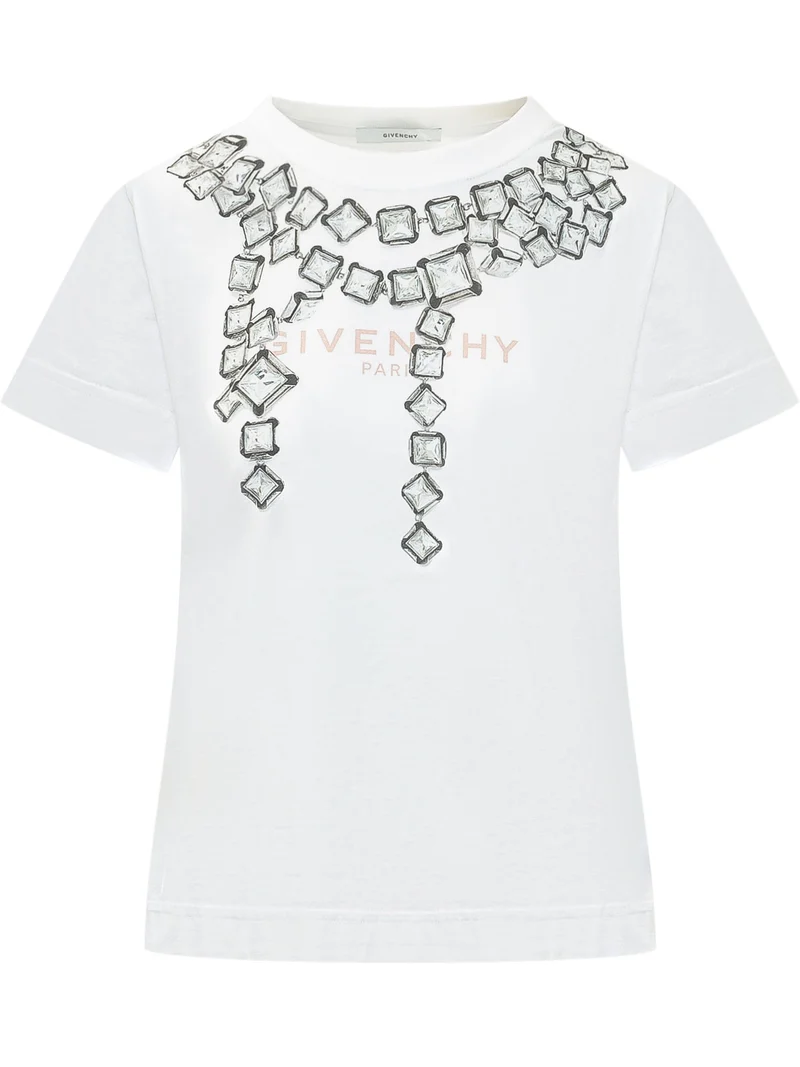T-shirt con Stampa Gioiello