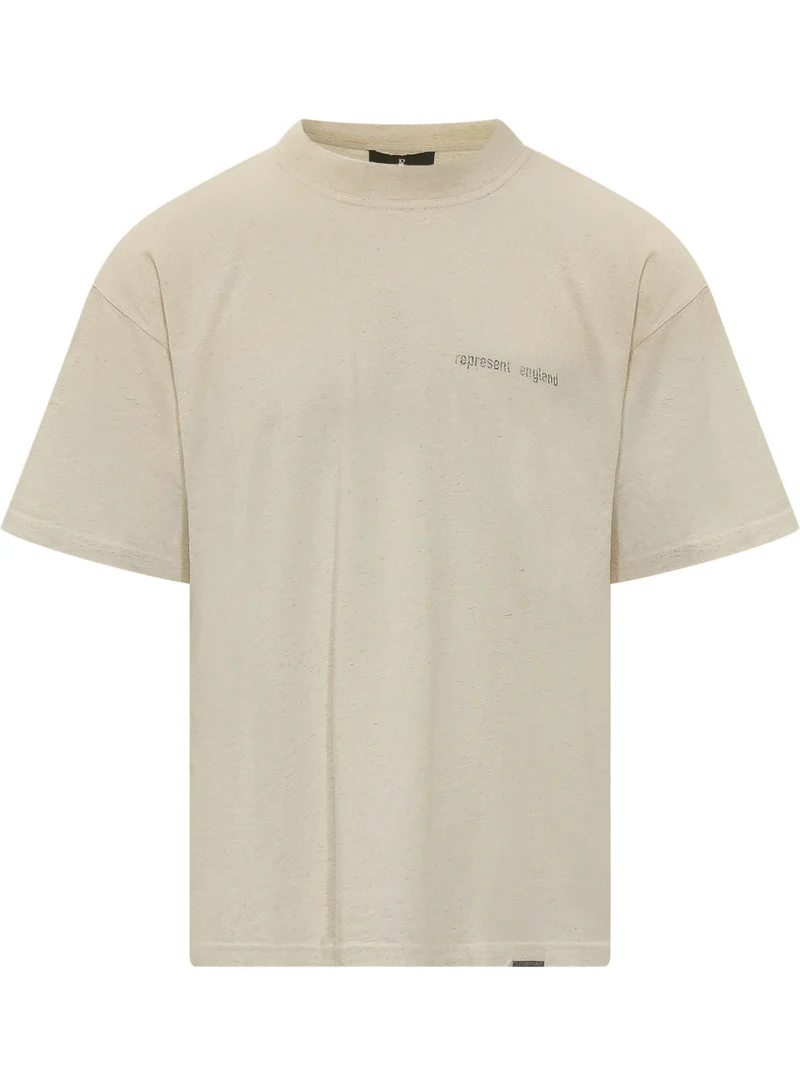 T-shirt Reverse Resent con Ricamo