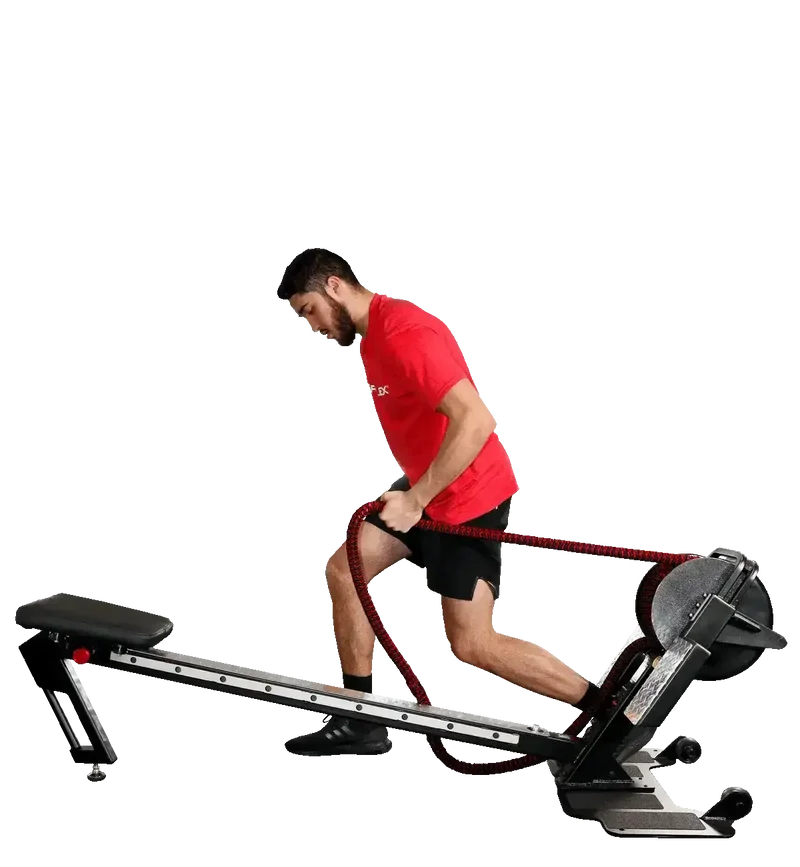 Ropeflex RX3200 Seilrudergerät – Endlosseil mit Gleitsitz, 10 Rastpositionen