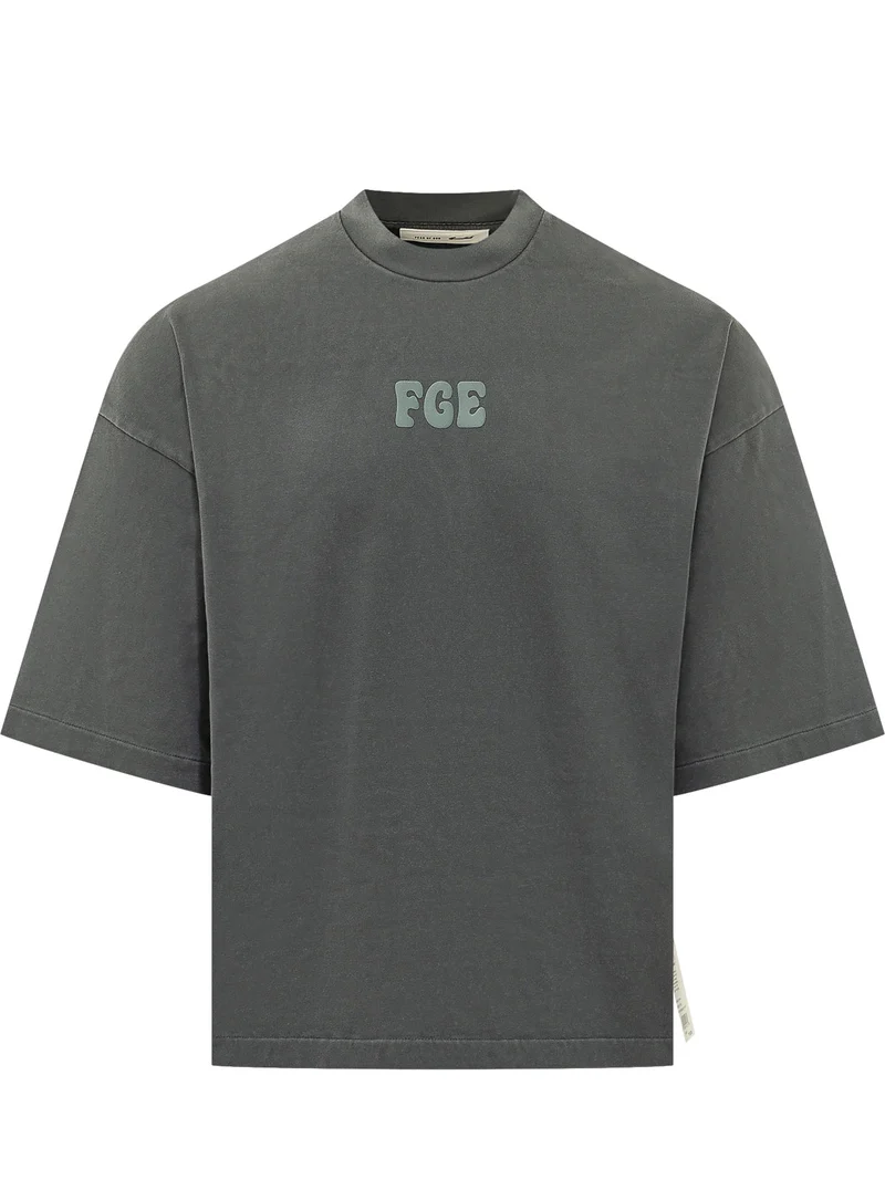 T-shirt Oversize con Piccolo Logo