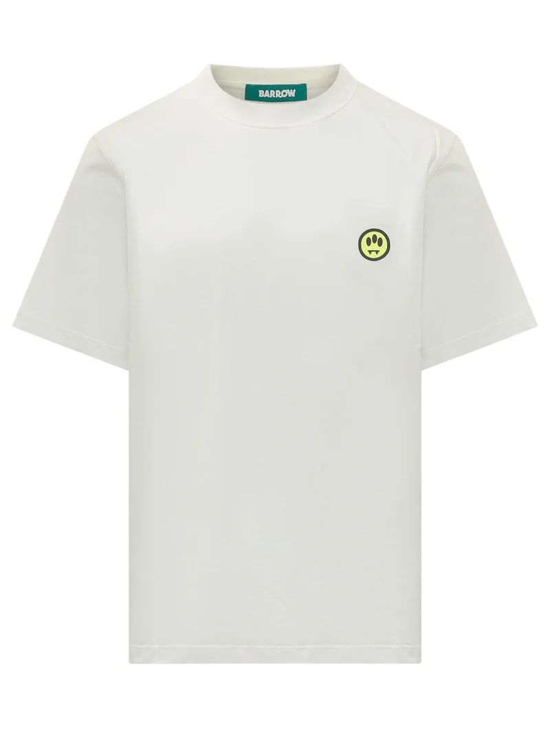 T-shirt con Patch Faccina