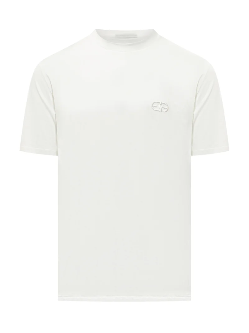 T-shirt con Logo Ricamato
