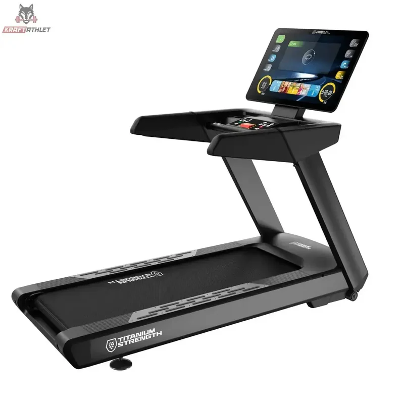 Professionelles Laufband 22 km/h mit 27-Zoll-Touchscreen TM1150T Titanium Strength Pro Series