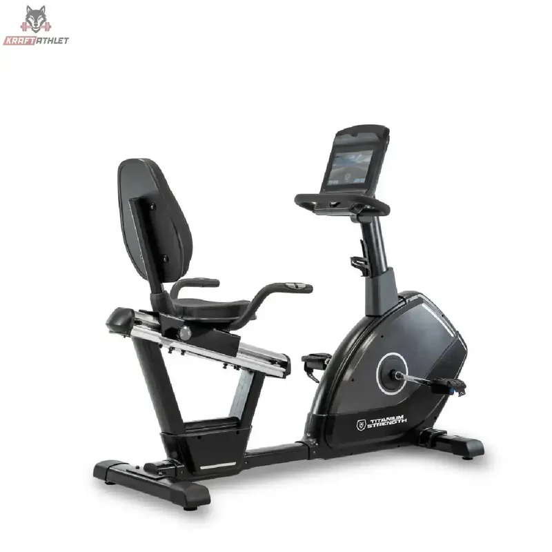Kommerzielle Liege-Ergometer RB900 TFT Multimedia Titanium Strength Performance Series
