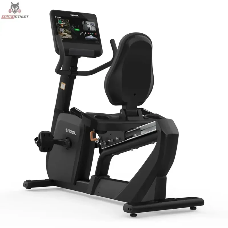 Titanium Strength RB1100T – Professionelles Liegefahrrad mit Touchscreen & Magnetwiderstand