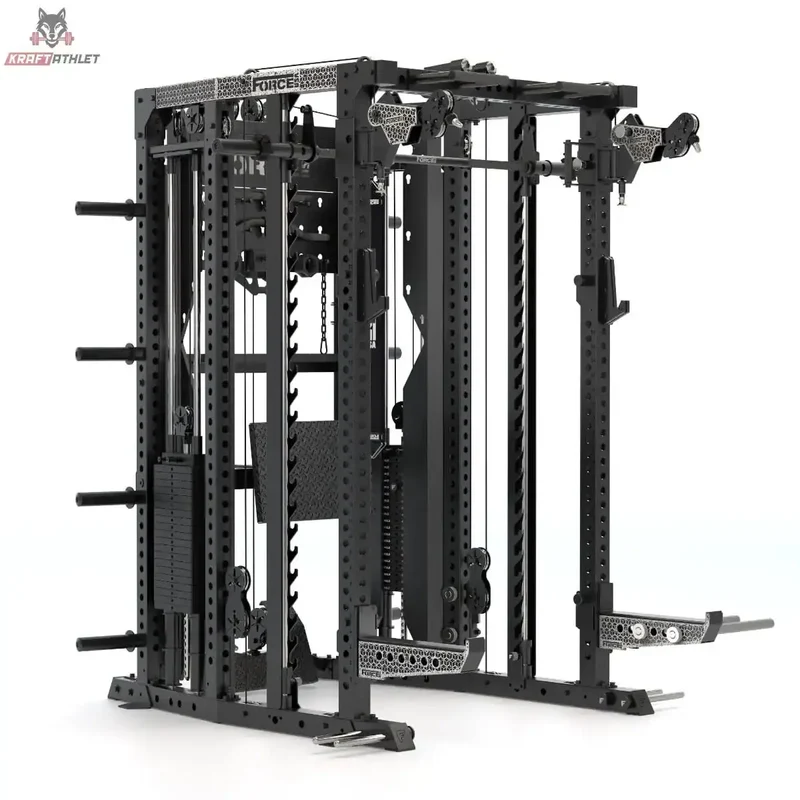 Force USA C20 All-in-One Trainer – Smith Machine + Half Rack, 2×90,7 kg Stacks