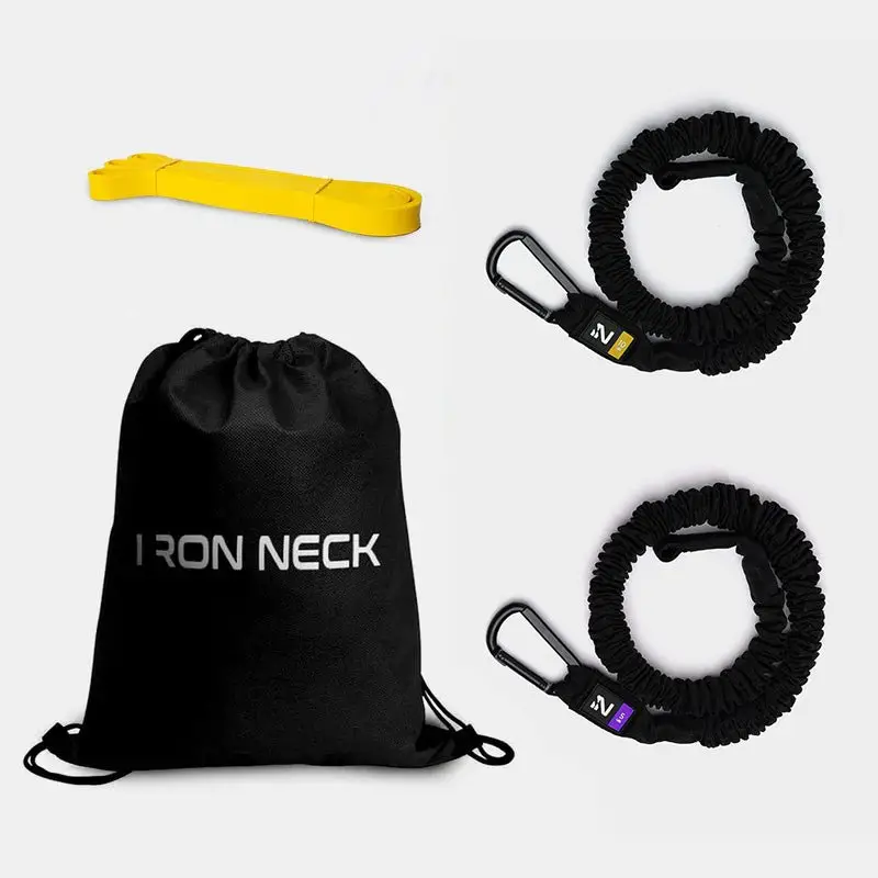 Iron Neck Rehab Kit – Bänder 5 und 10 lb, extra-leichtes Power Band, Tasche