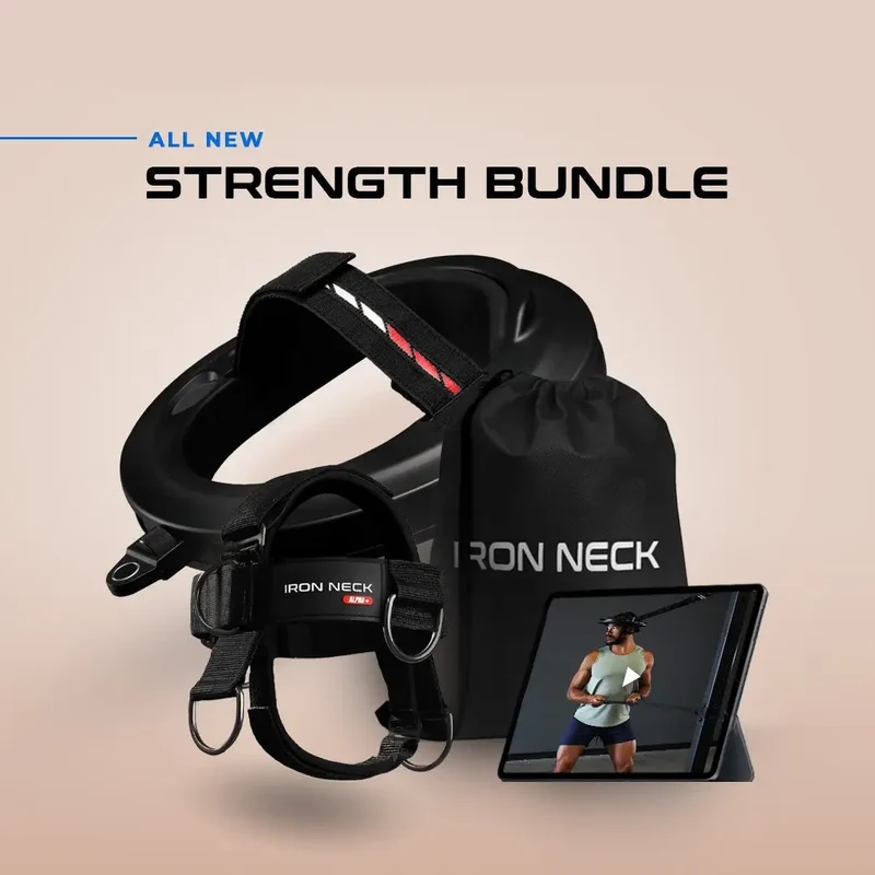 Iron Neck Strength Bundle – 3.0 Pro, Alpha+ Harness, Bänder 25/35/50 lb