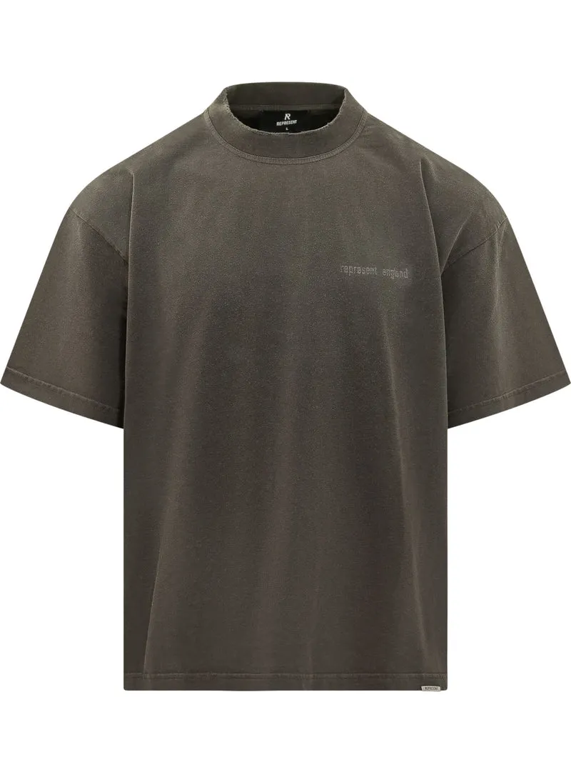 T-shirt Resent con Ricamo sul Petto