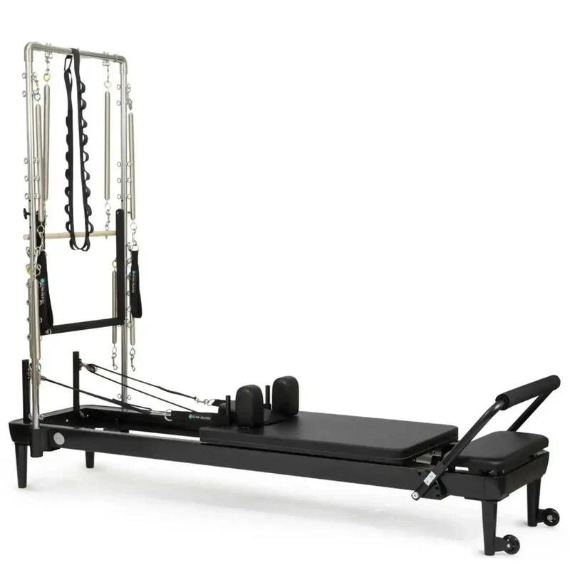 Elina Pilates Nubium Black Edition Reformer mit Tower