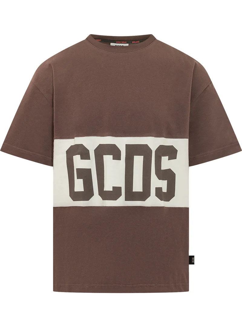 T-shirt Ampia con Fascia Logo