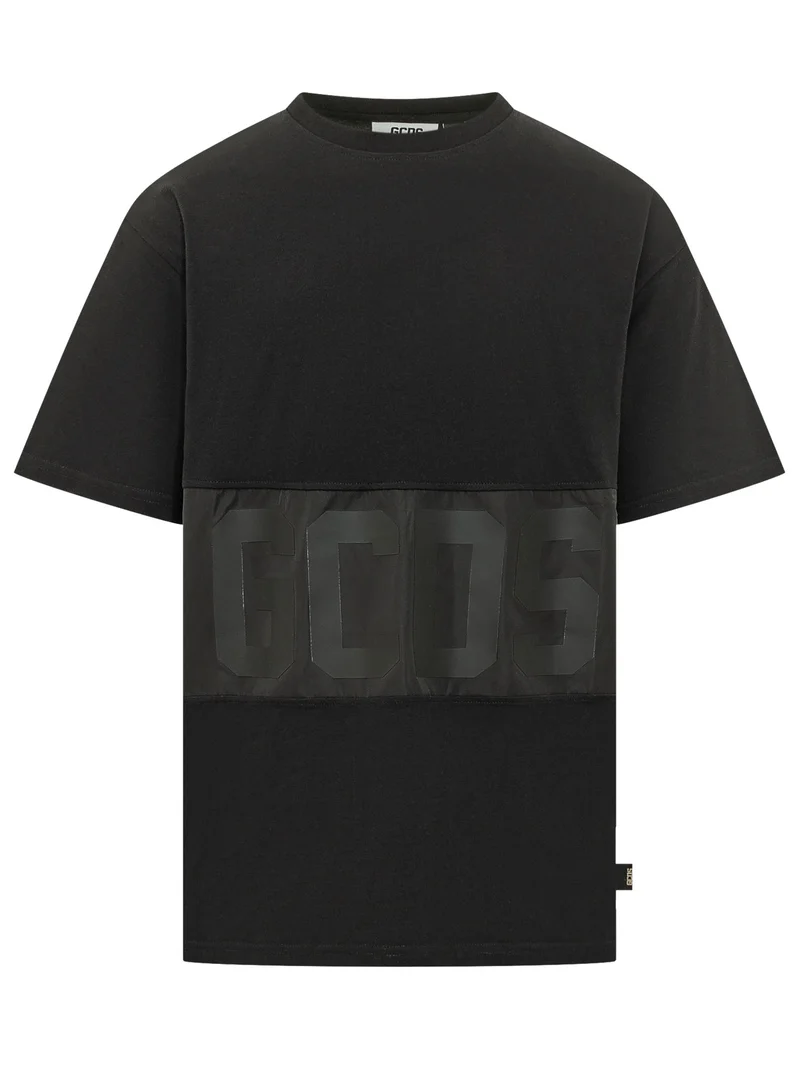 T-shirt Ampia con Fascia Logo