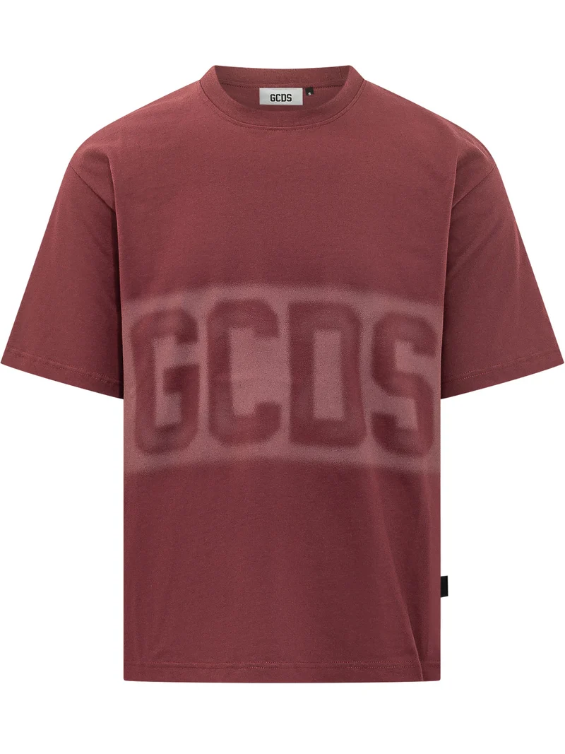 T-shirt con Logo Effetto Spray