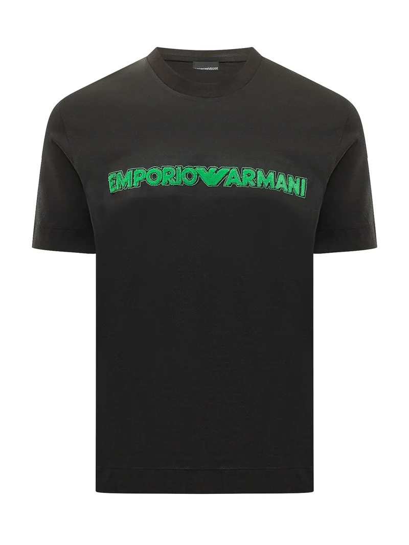 T-shirt con Logo Ricamato