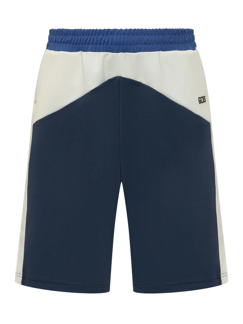 Shorts Color Block con Vita Elasticizzata