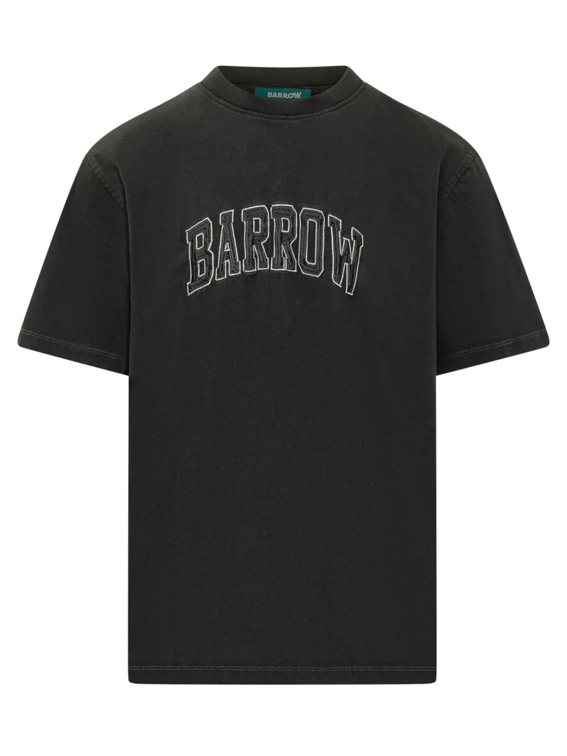 T-shirt con Logo Ricamato