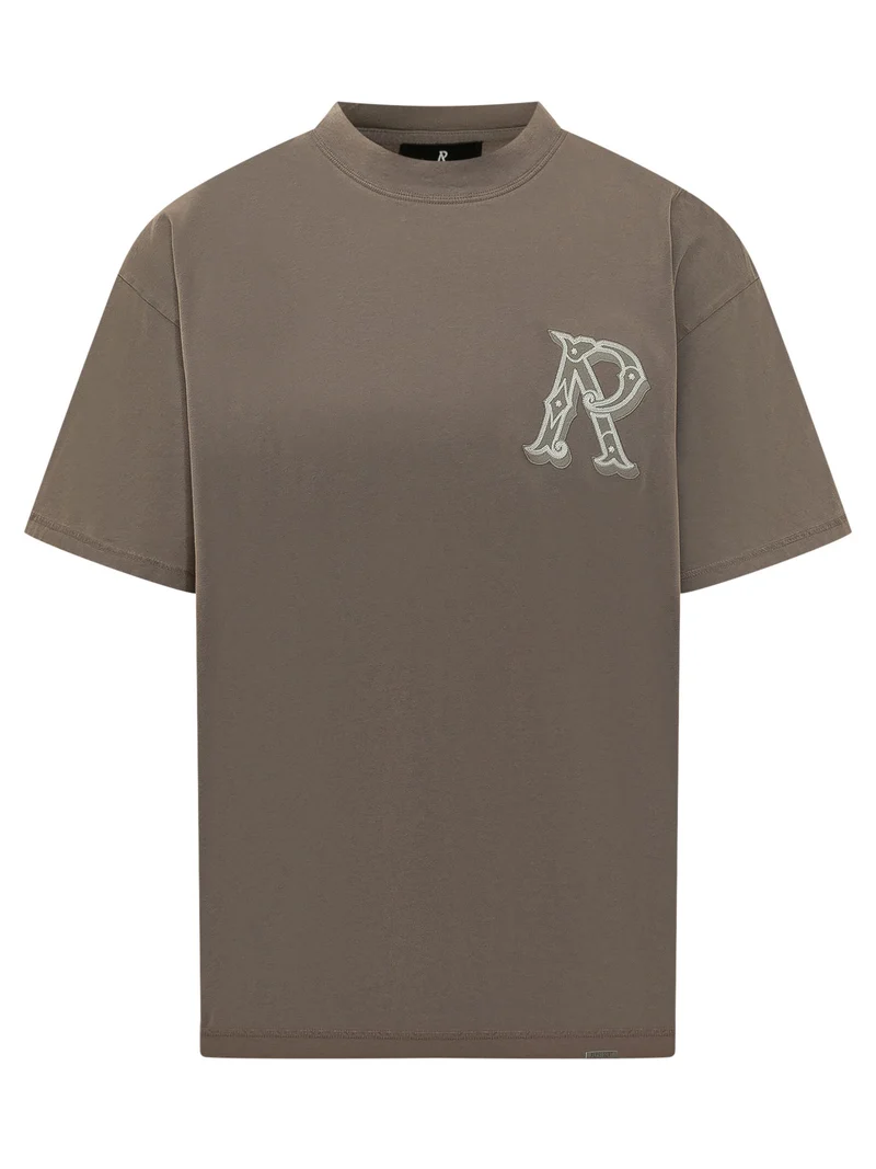 T-shirt con Logo Ricamato