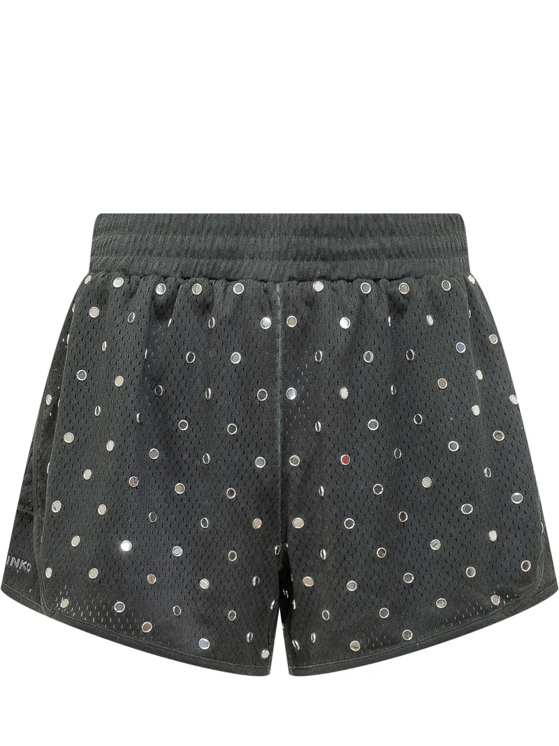 Short in Rete con Strass