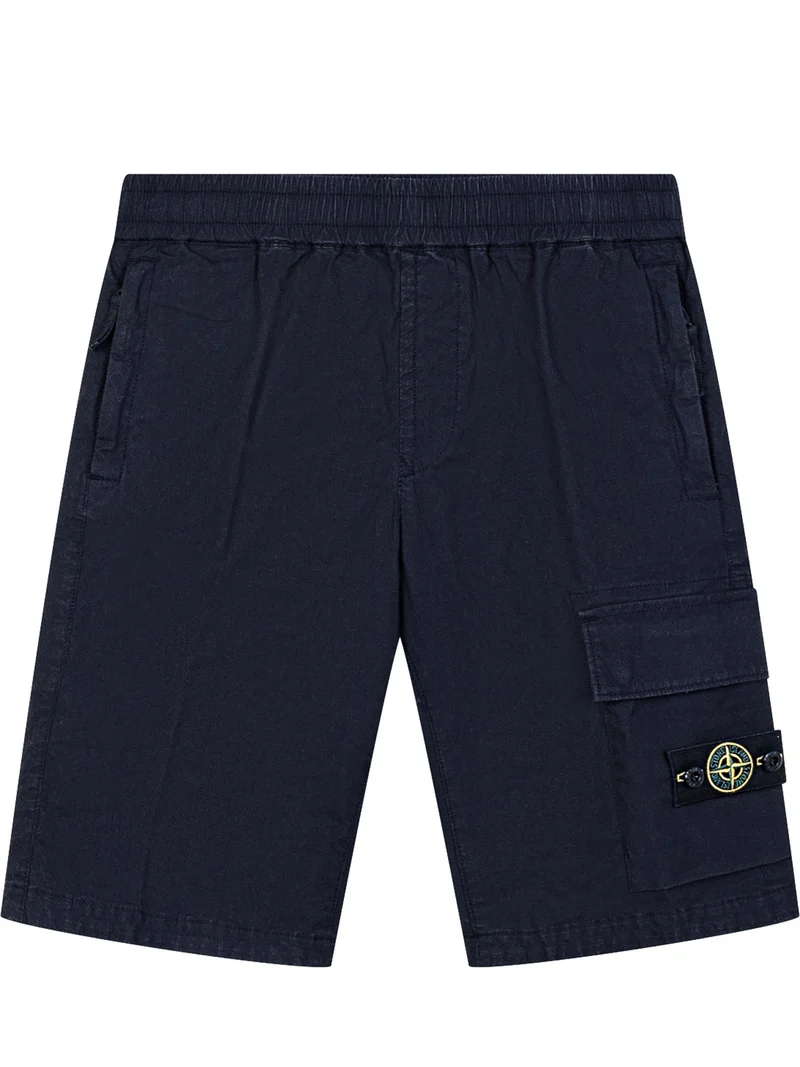 Shorts Cargo con Tasche e Vita Elasticizzata