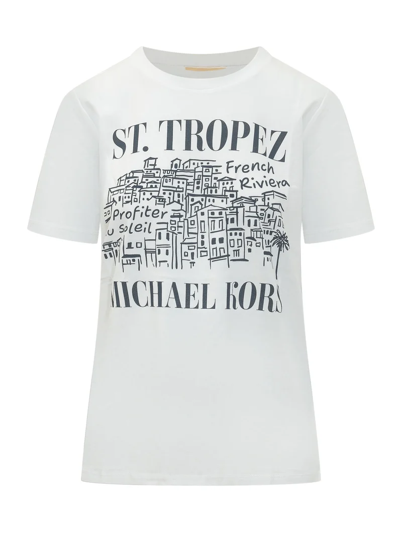 T-Shirt Provence con Stampa Grafica