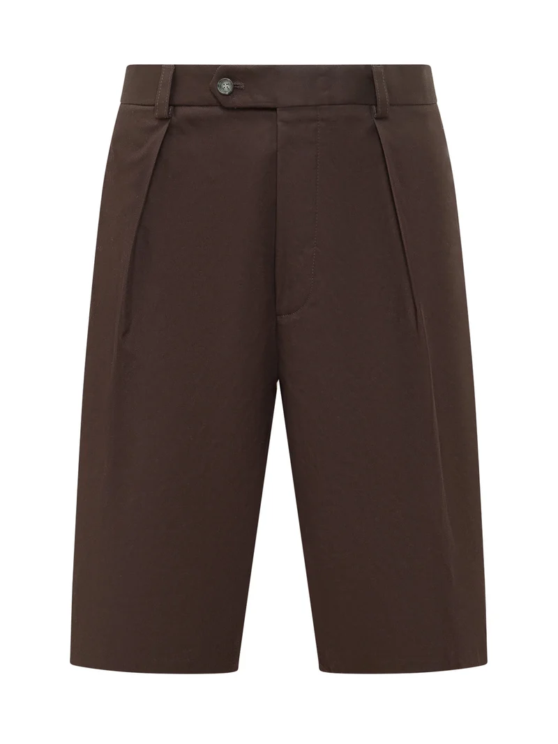 Pantaloncini Eleganti Marrone Uomo