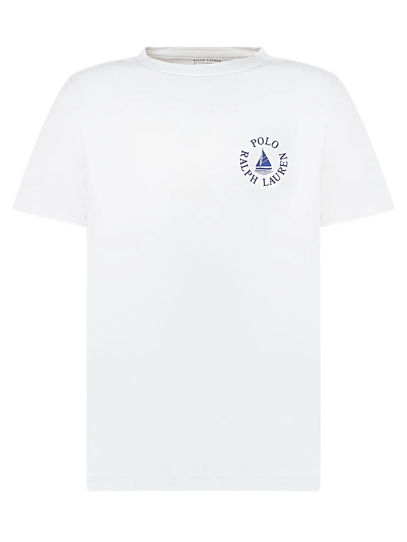 T-shirt Bambino in Cotone con Stampa Logo