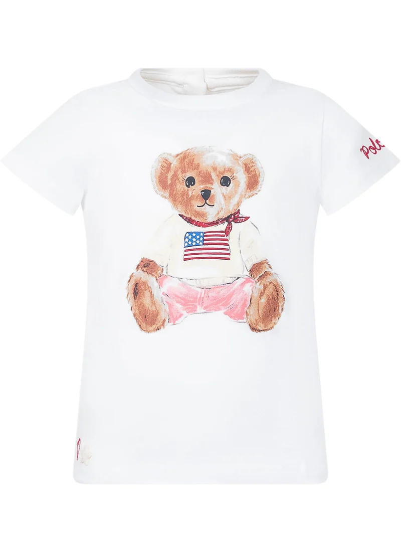 T-shirt con Stampa Polo Bear