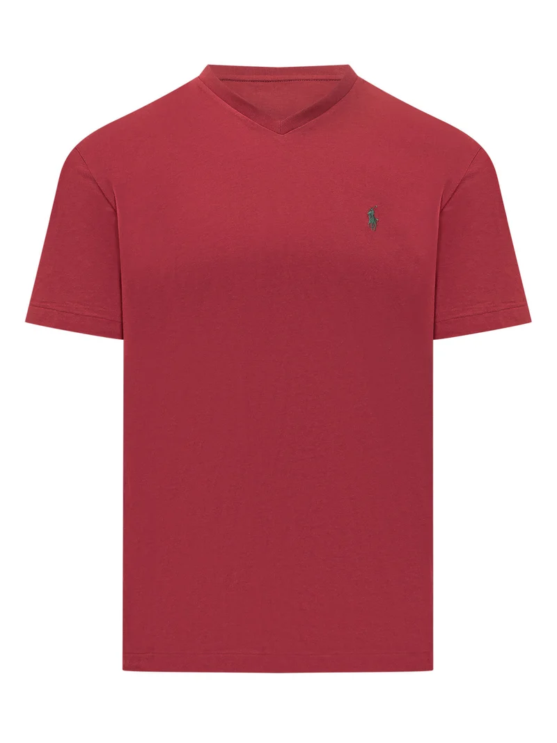 T-Shirt a Maniche Corte con Scollo a V