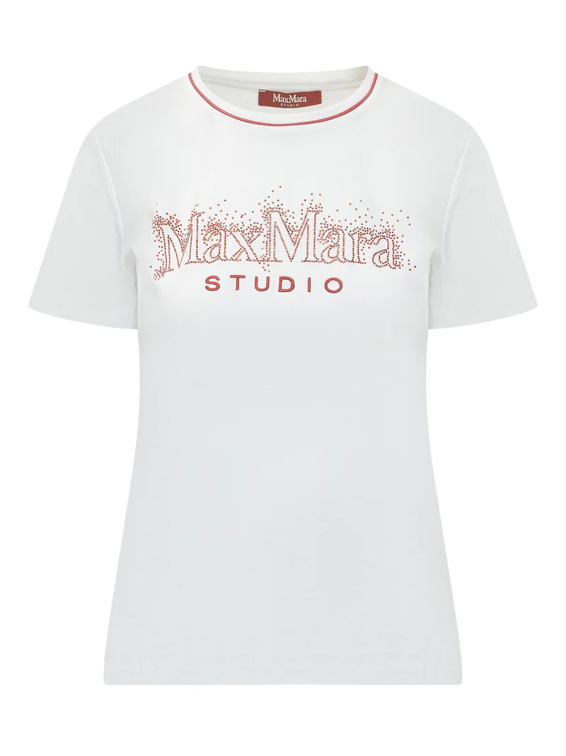 T-shirt con Stampa Logo Frontale