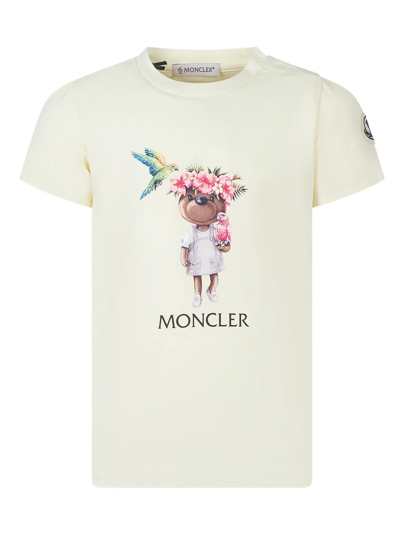 T-shirt con Stampa Frontale e Logo