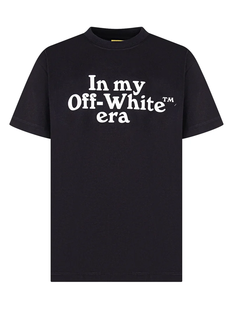 T-shirt con Stampa Frontale e Girocollo