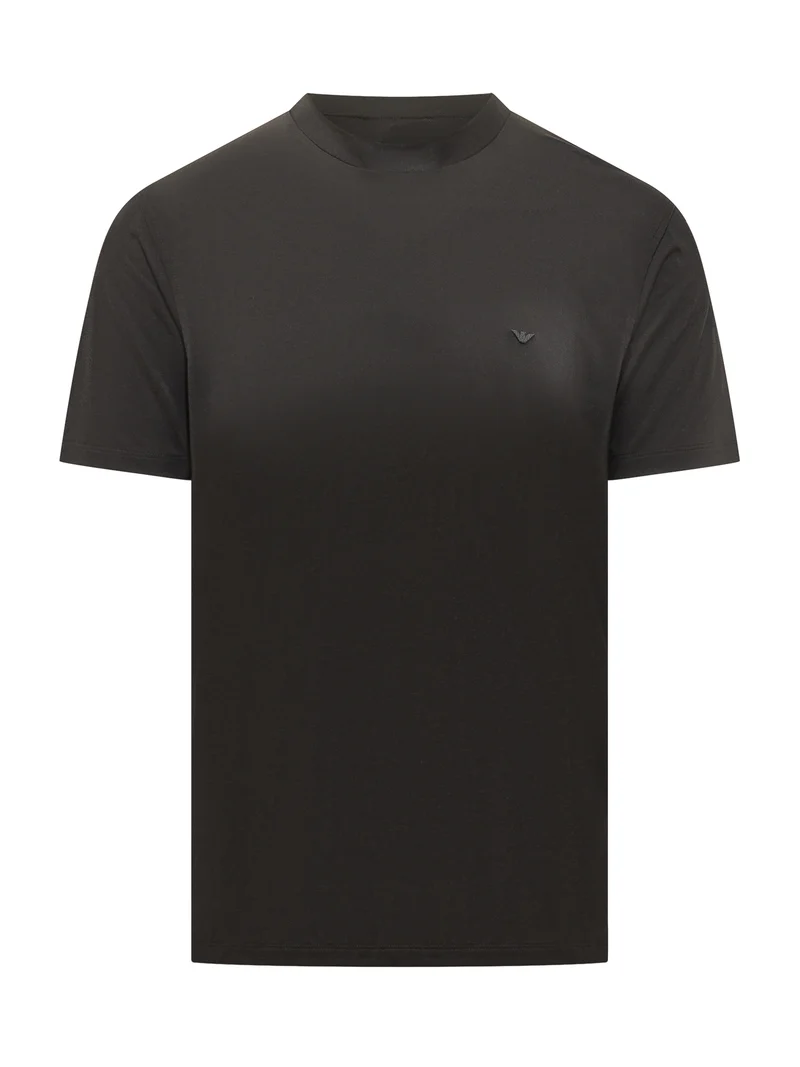T-shirt con Logo Ricamato