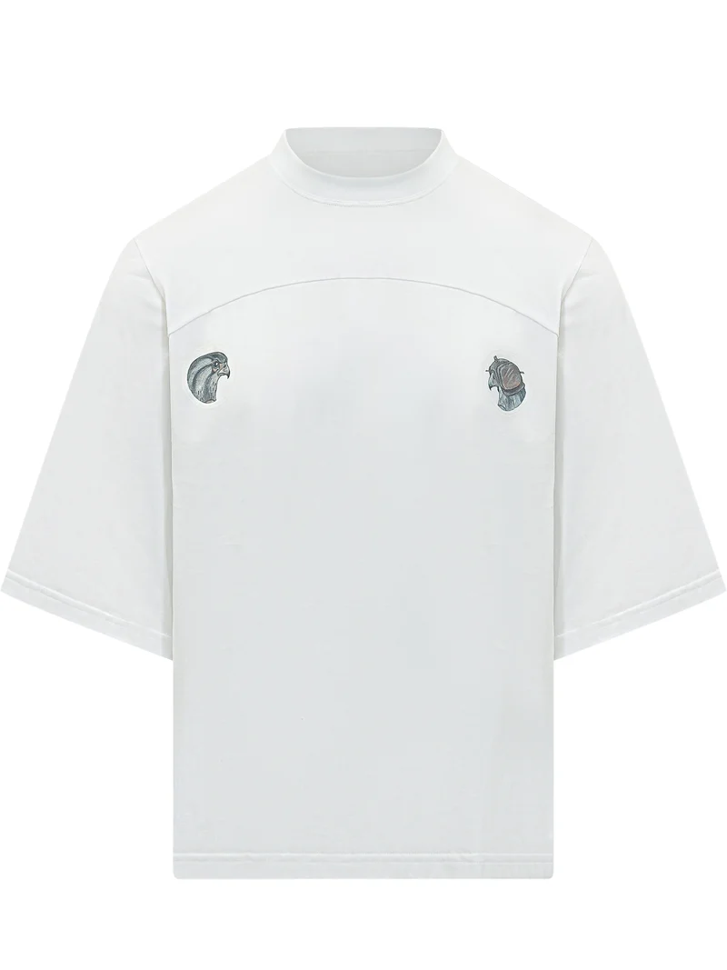 T-shirt Falcon Print con Stampa Frontale