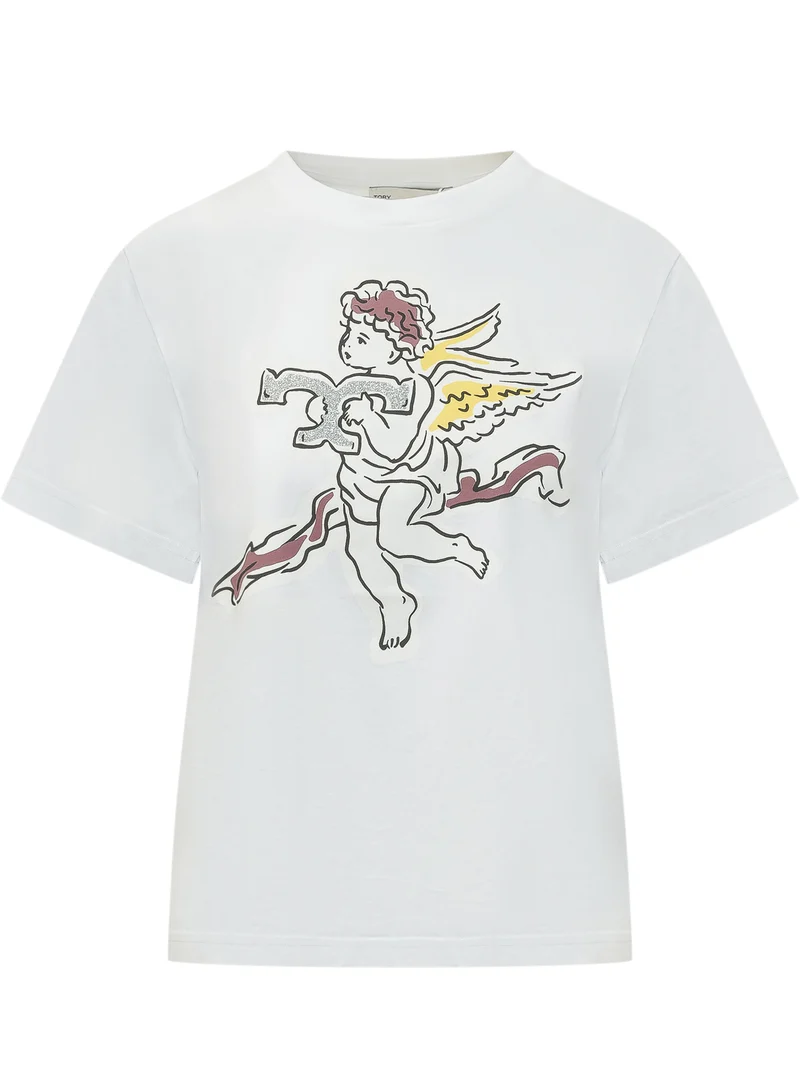 T-shirt Stampata con Grafica
