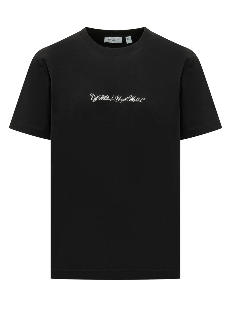 T-shirt Script Arrow con Logo Corsivo