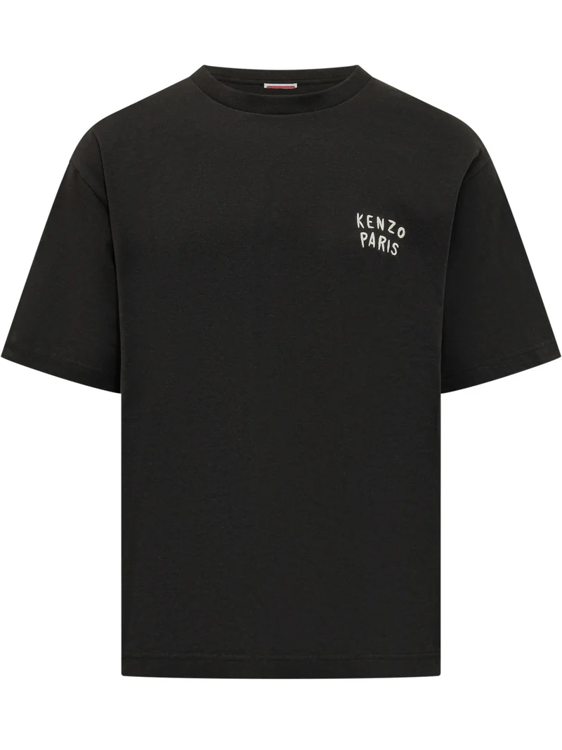 T-shirt Over con Stampa Cuore