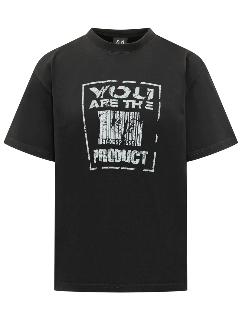 T-Shirt con Stampa Lettering