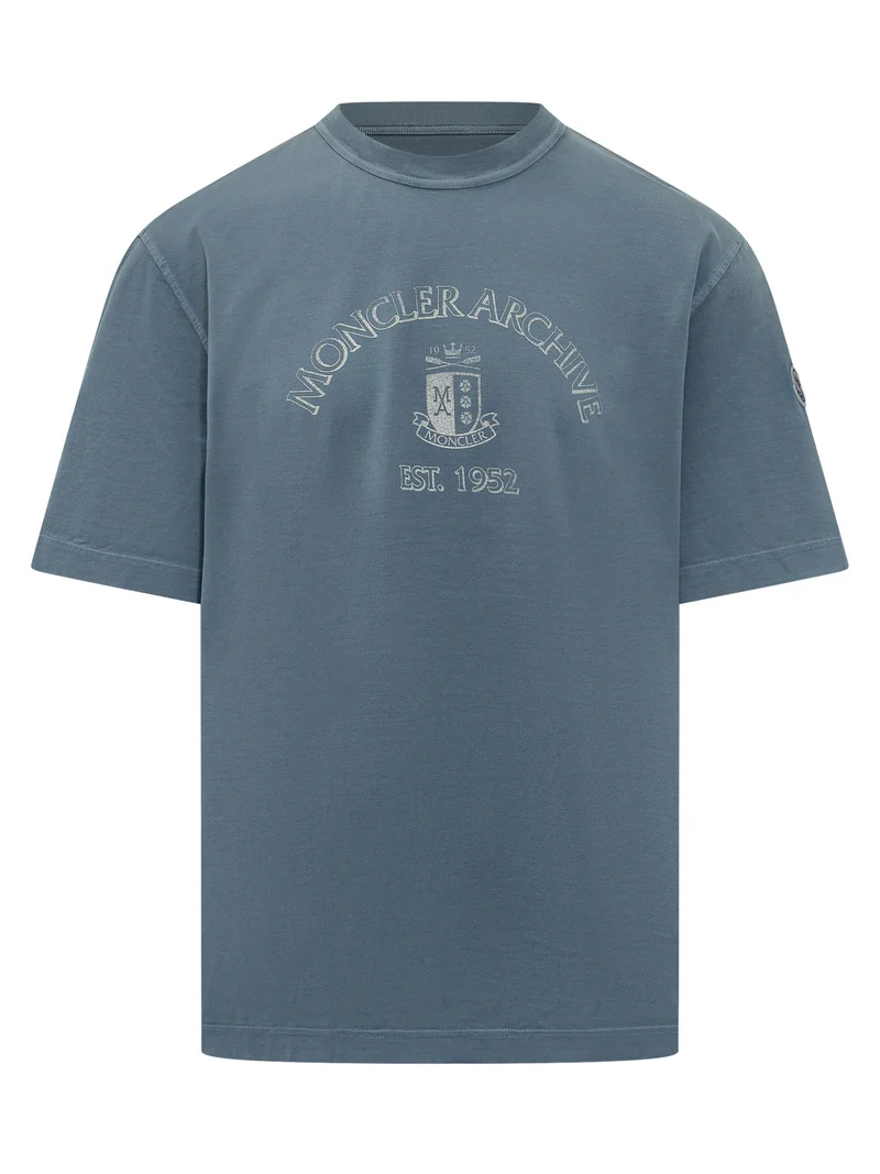 T-shirt a maniche corte in cotone con logo