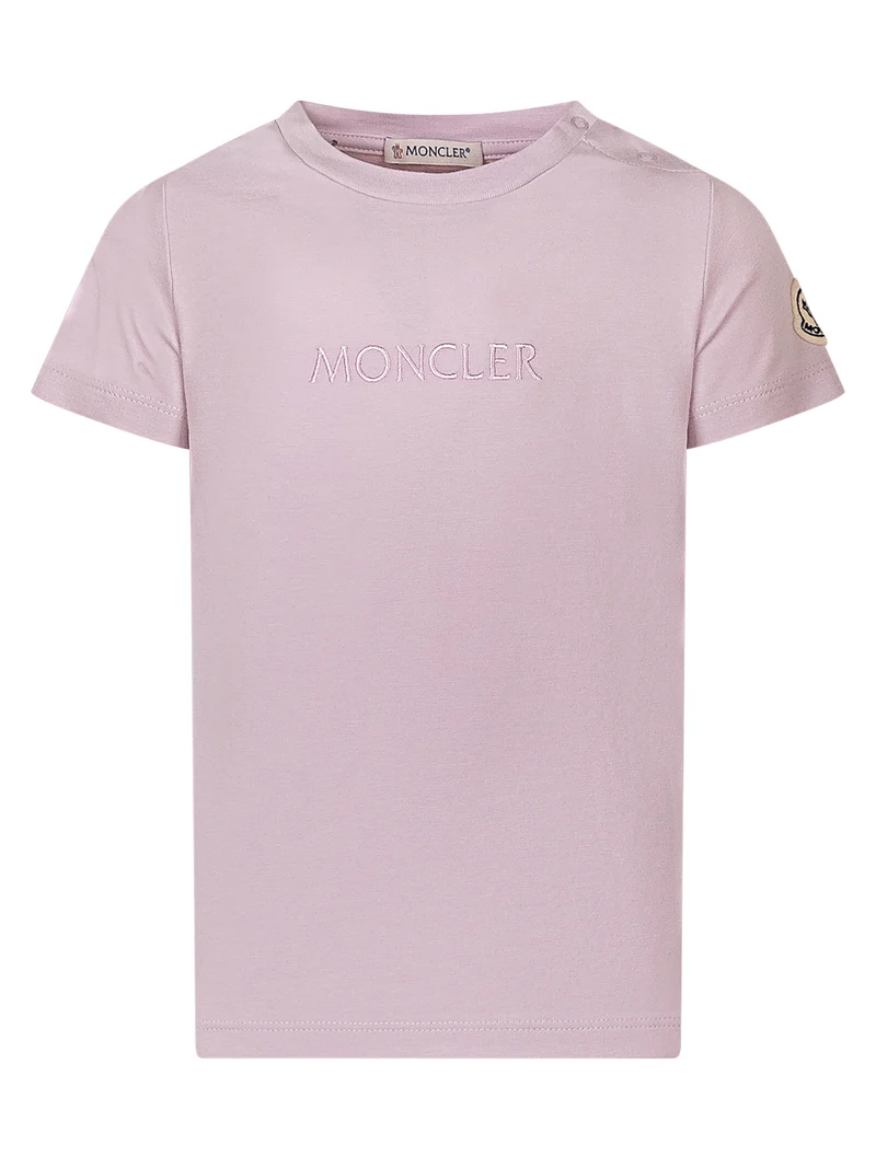 T-Shirt a Maniche Corte con Stampa Frontale