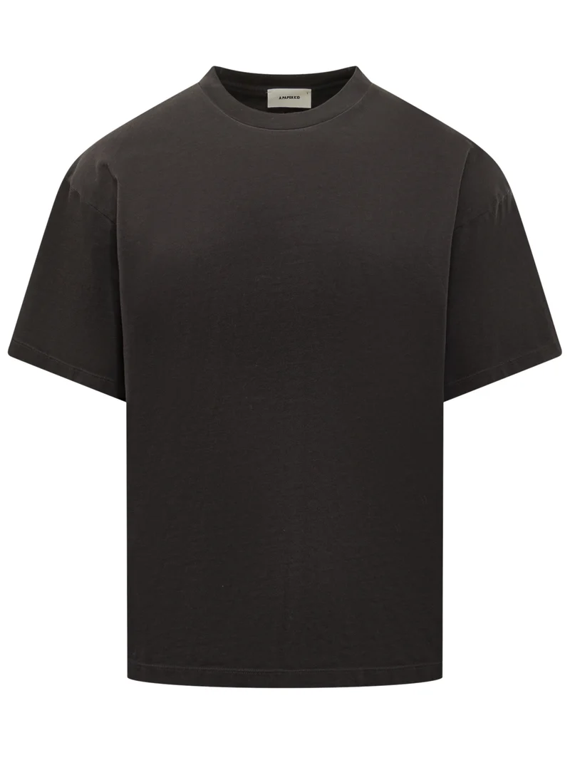 A Paper Kid T-shirt con Logo Ricamato