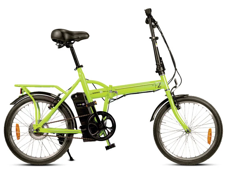 Smartway F2-L1S6-V bicicletta elettrica Verde Acciaio 50,8 cm (20") 22 kg Ioni di Litio