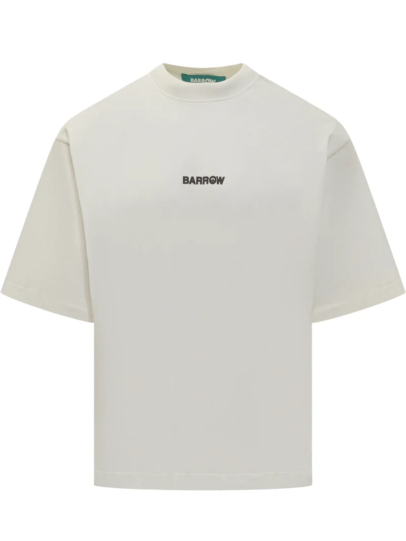 Barrow T-Shirt Bianca con Logo