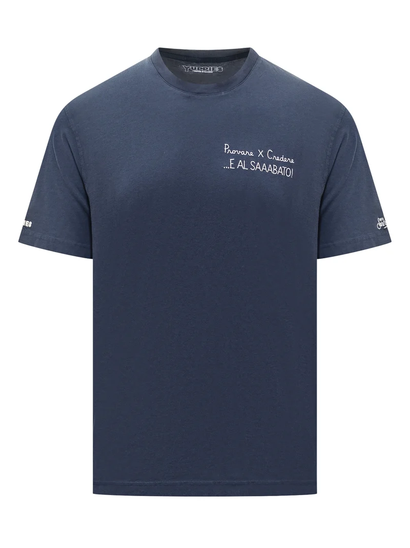 T-Shirt Saint Barth Blu Provare x Credere