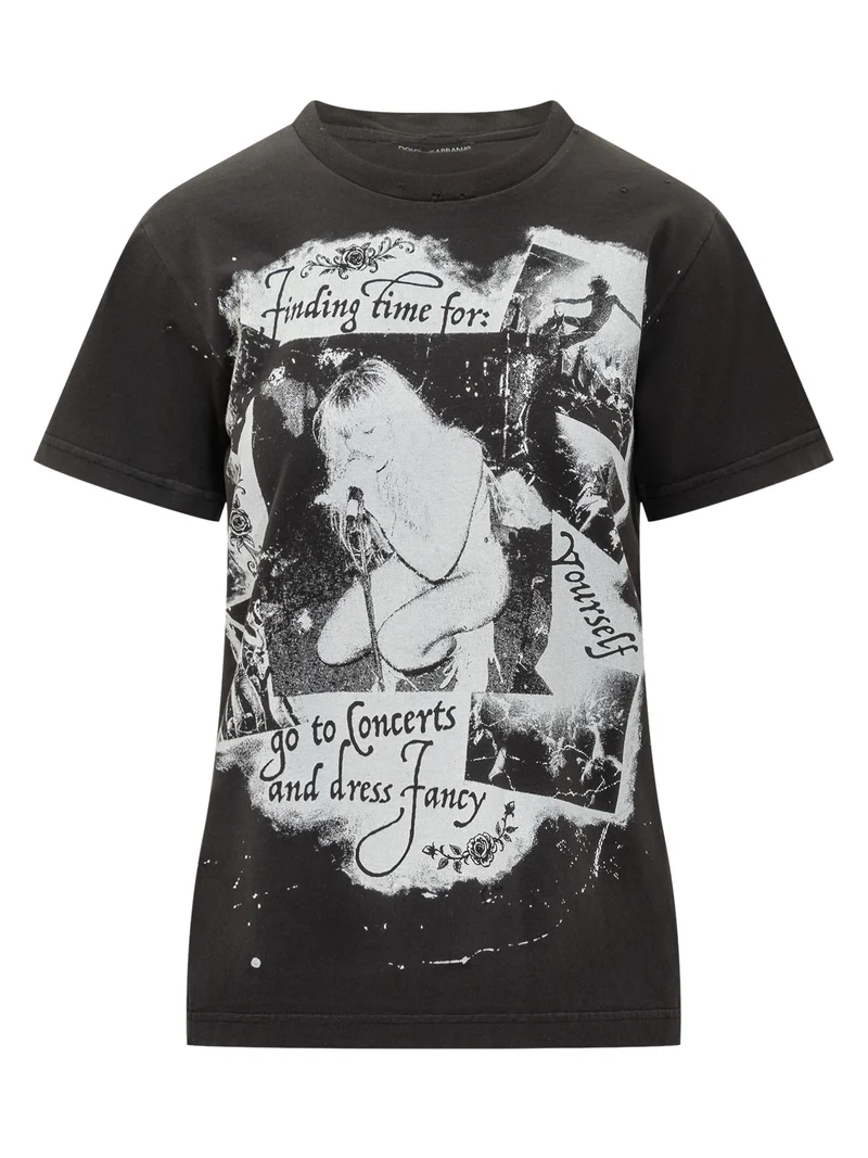 Dolce & Gabbana T-shirt Grafica Donna