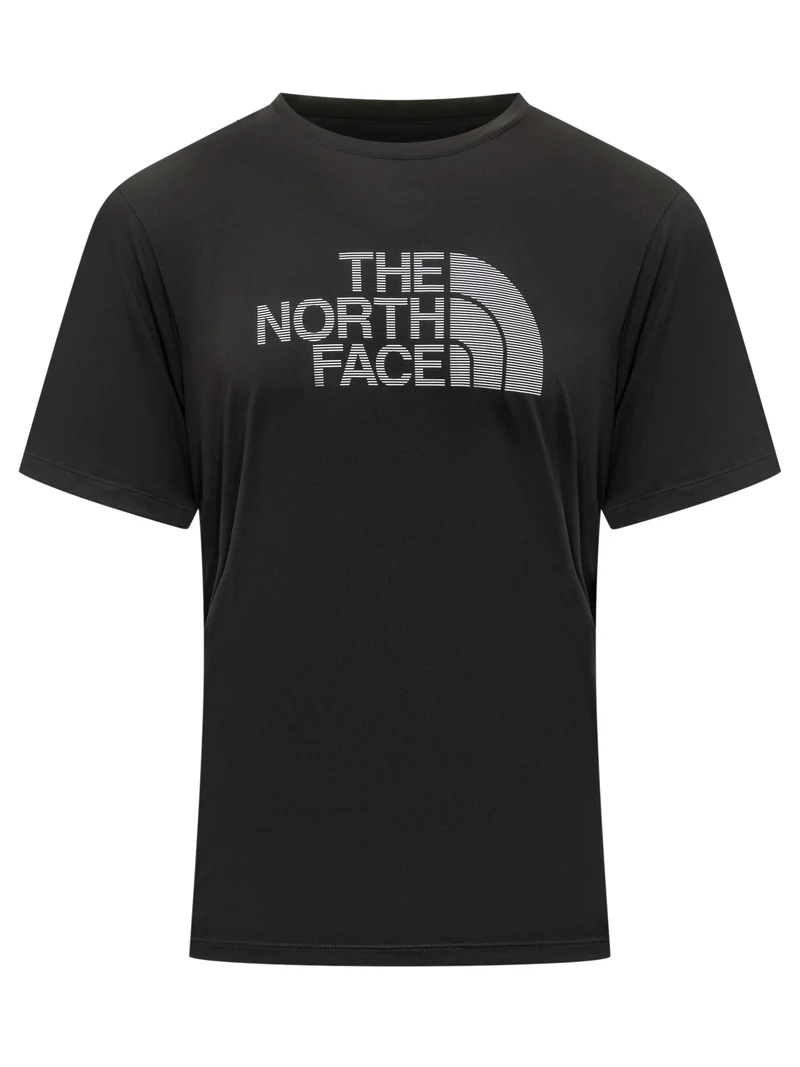 T-Shirt The North Face Nera con Logo Frontale
