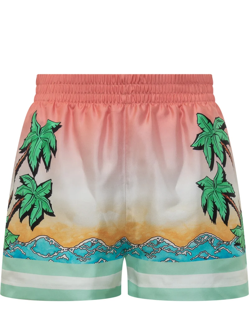 Pantaloni corti in Seta