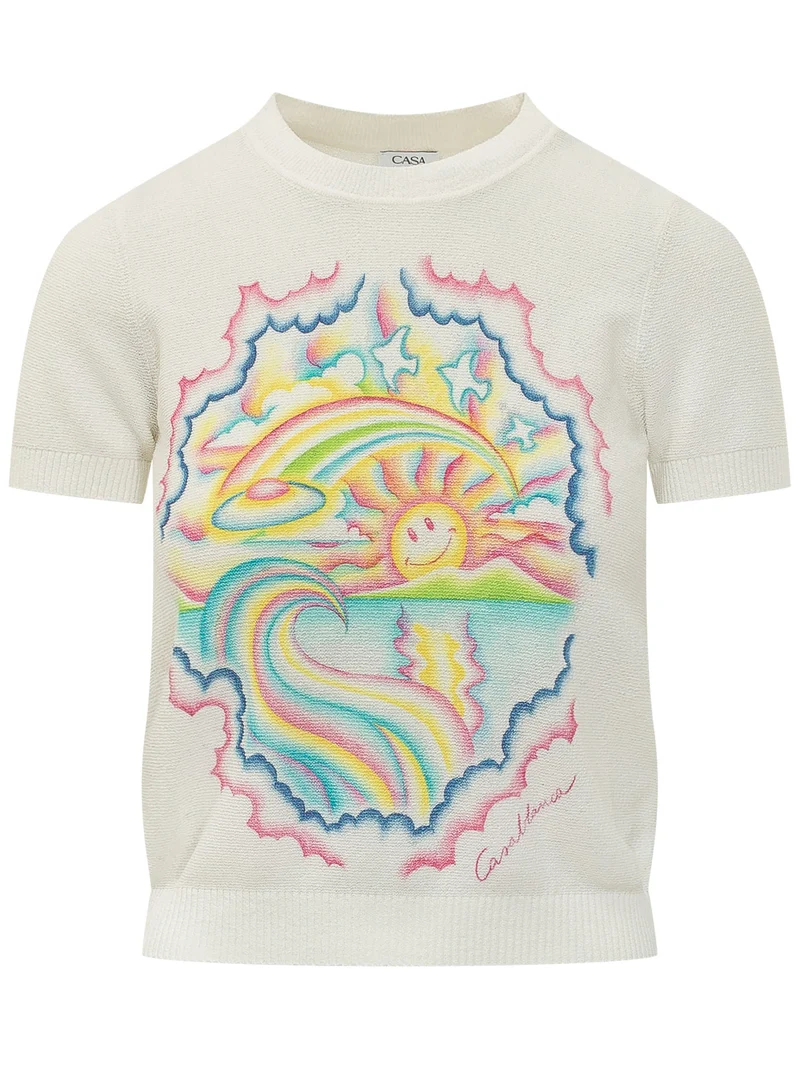 T-Shirt in Maglia