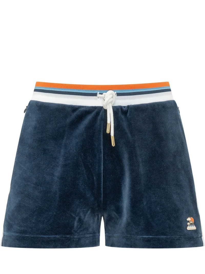 Shorts In Velluto Con Coulisse