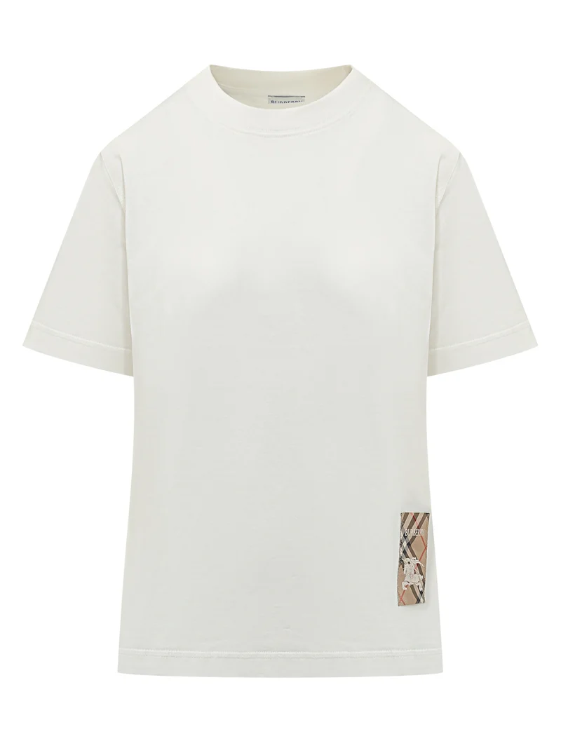 T-Shirt con Patch Logo