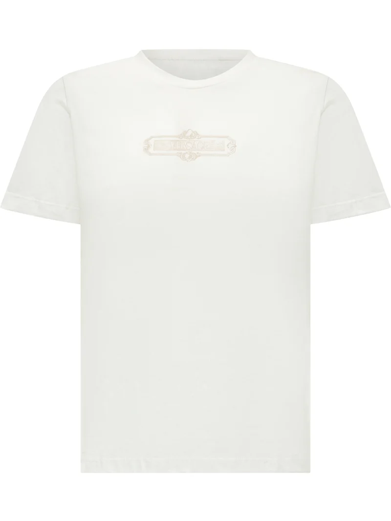 T-shirt con Stampa Hall